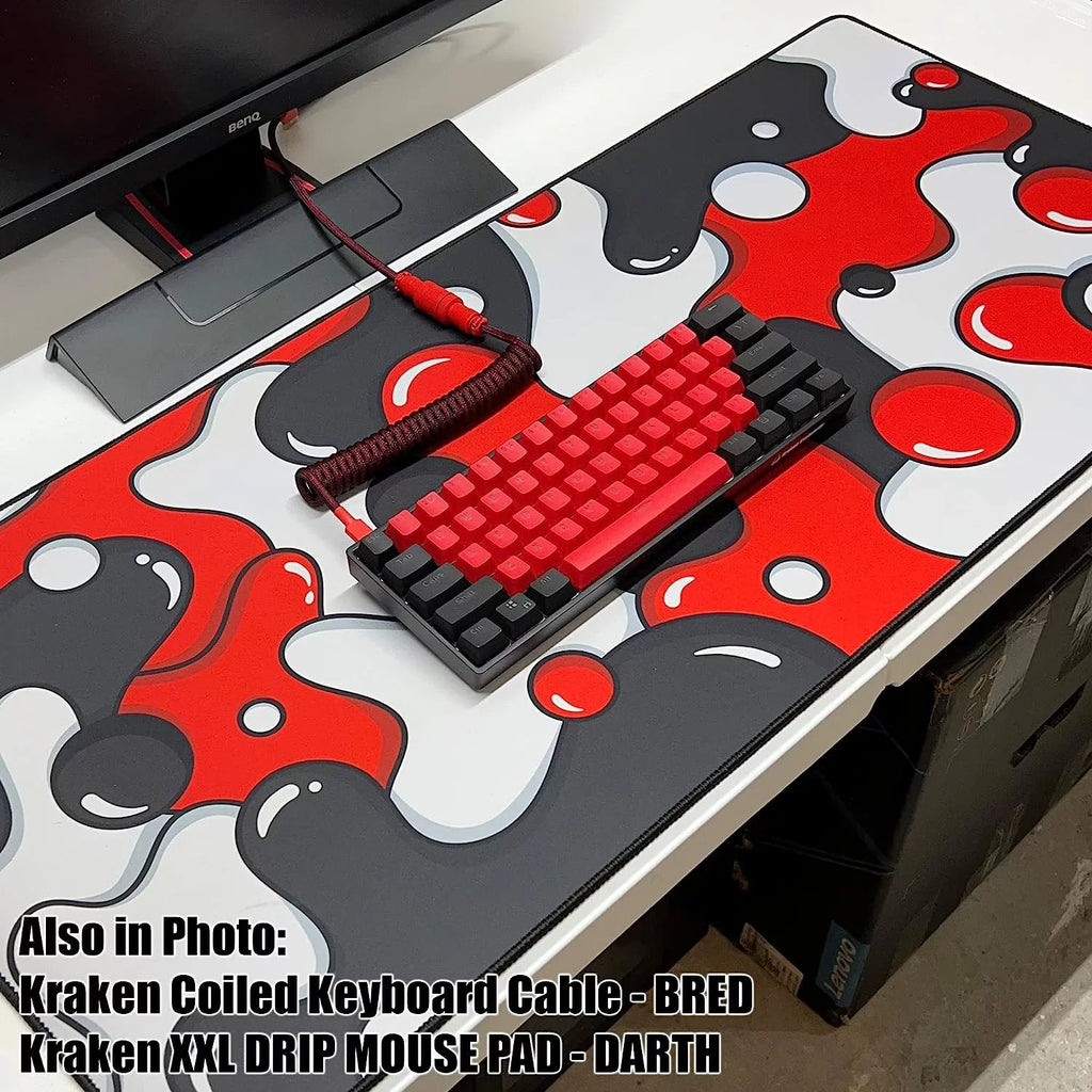 Pro Gaming Keyboard BRED 60% RGB (Silver Keyboard - Mechanical Kraken Speed Switches) Edition 60