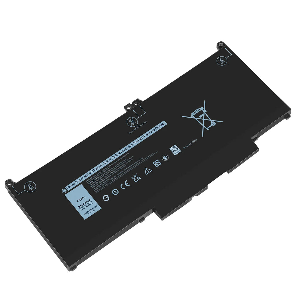 (2-in-1) 7300 60Wh For Dell 5310 Latitude 5300 7400 MXV9V Battery Laptop