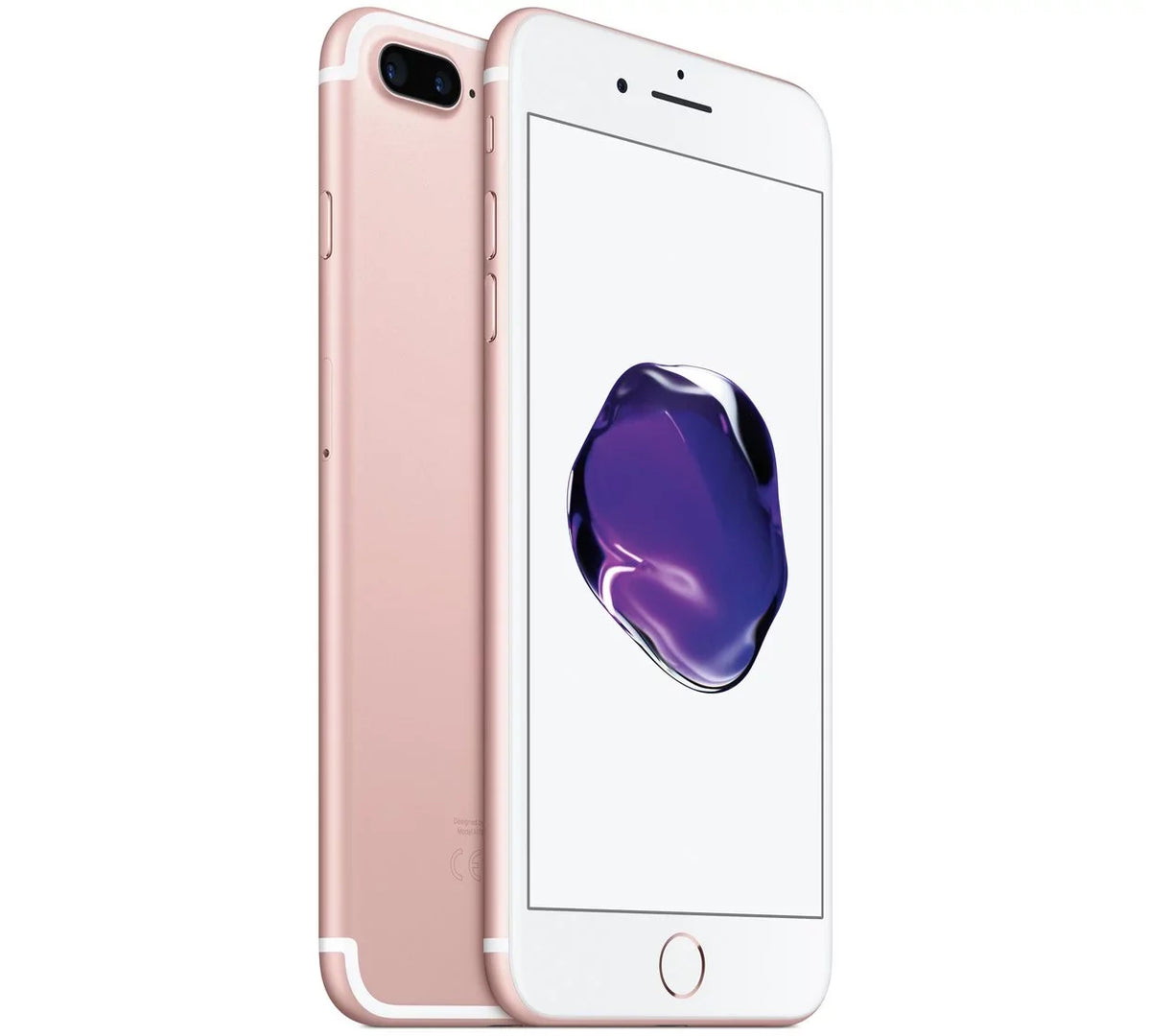 iPhone Pre-Owned Unlocked 128GB Carrier (Fair) Plus- Apple 7 Gold Rose