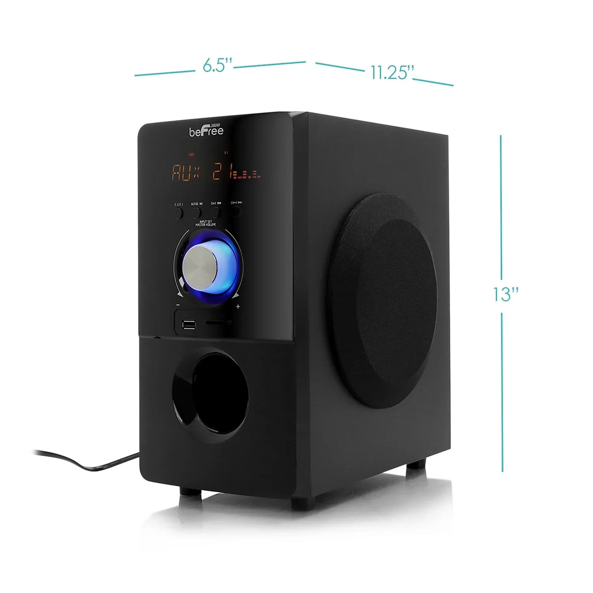 Channel W Sound Black 80 Surround Sound 93695498M 5.1 (93695498M) beFree Speaker