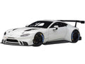 Car with Mans Accents Model Vantage Martin 2018 Autoart by PRO Le GTE Carbon White 1/18 Aston