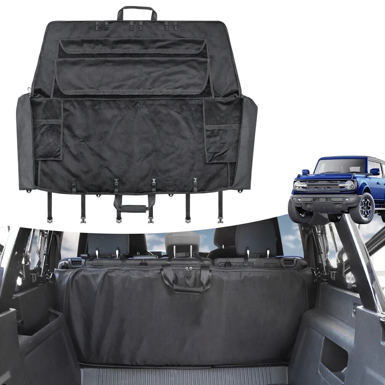 4 Top 600D Storage 2021-2023 Ford Bag US Bronco Window Accessories For Door Soft