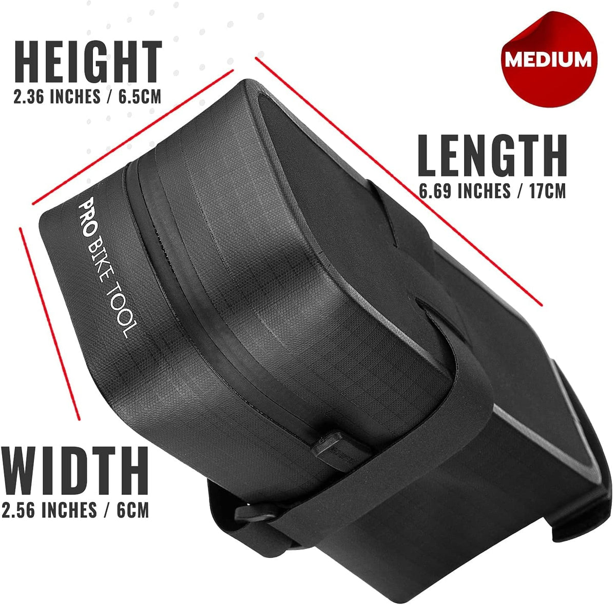 The Under (Large) Seat Bag Bicycle TOOL PRO BIKE Saddle
