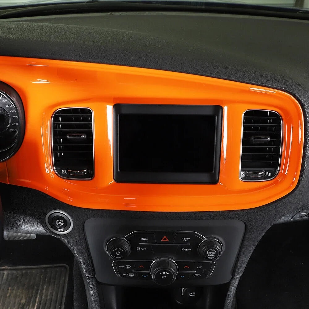 Dash Trim Cover Kit Center 14x Console Teledu Inner Orange Set