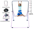 Gymnastics Bar Horizontal Gym Tower Bar, Climbing Bar, Jungle Kip Bar Junior Progymnastics Pink Monkey Training,