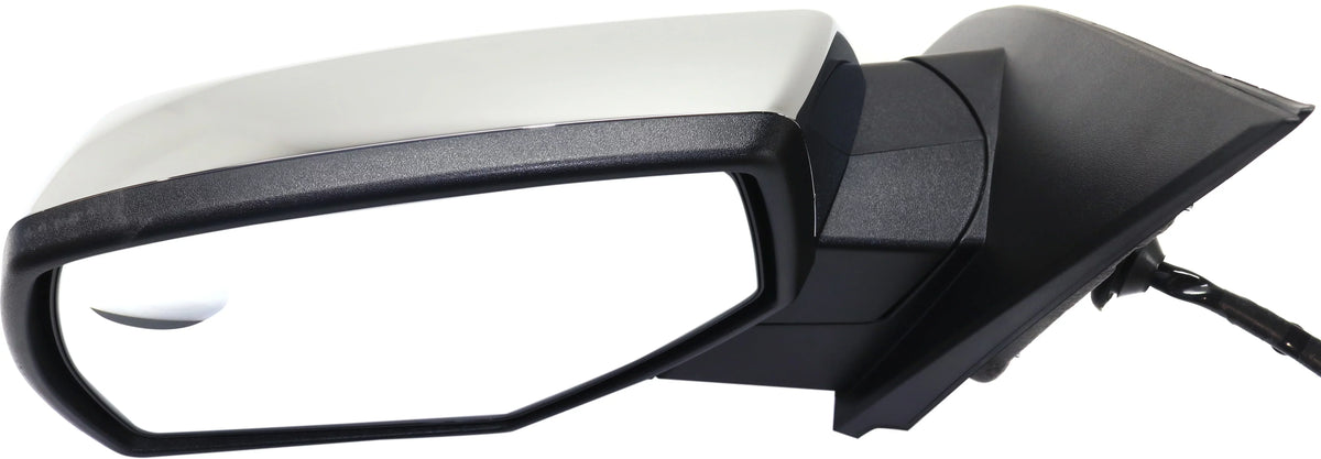 Compatible Chrome With Left HD Chevrolet Kool-Vue Silverado Side Sierra Driver Heated 2500 Mirror 2015-2018 3500 GMC