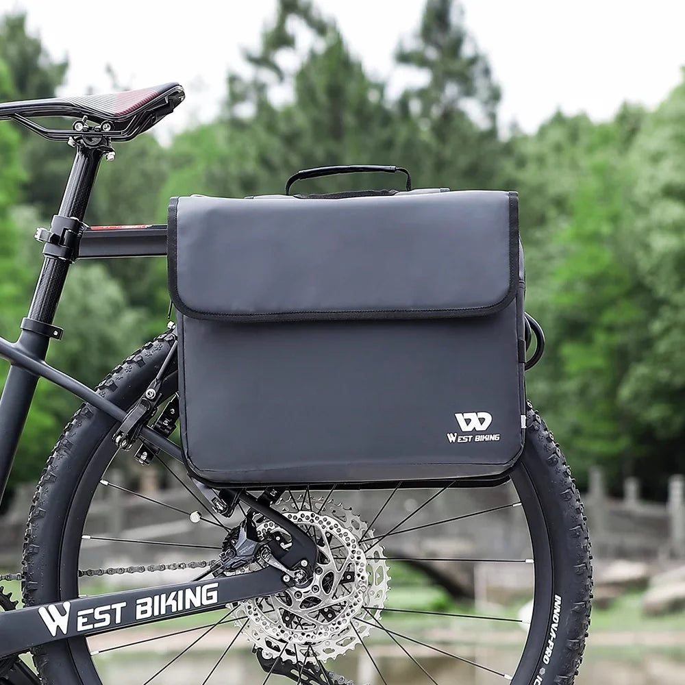 Bag Carriers Bag Bags BIKING Seats Capacity Seats WEST Luggage Rear Cycling Waterproof Trunk Rack Carriers Large