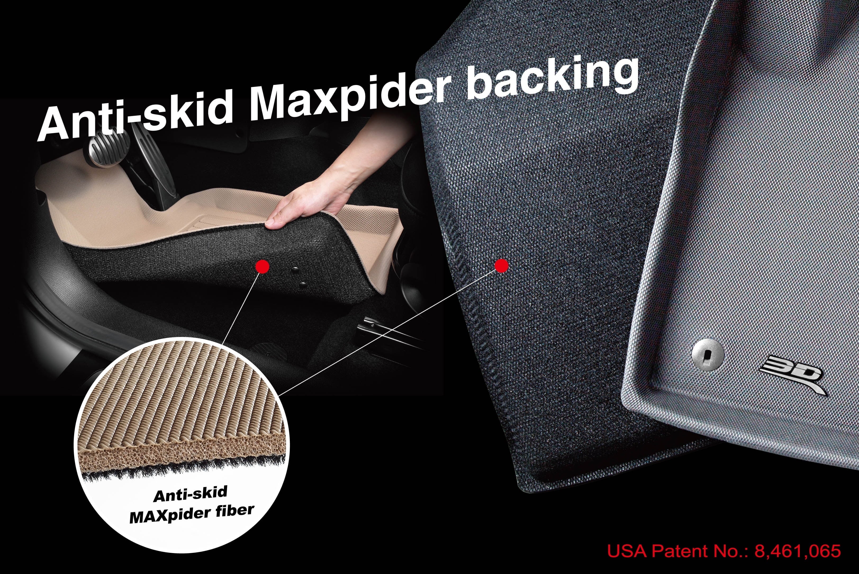 (BLACK) Cargo 2010-2014 with compatible Liner - 3D MAXpider SUBARU Liner OUTBACK Cargo KAGU
