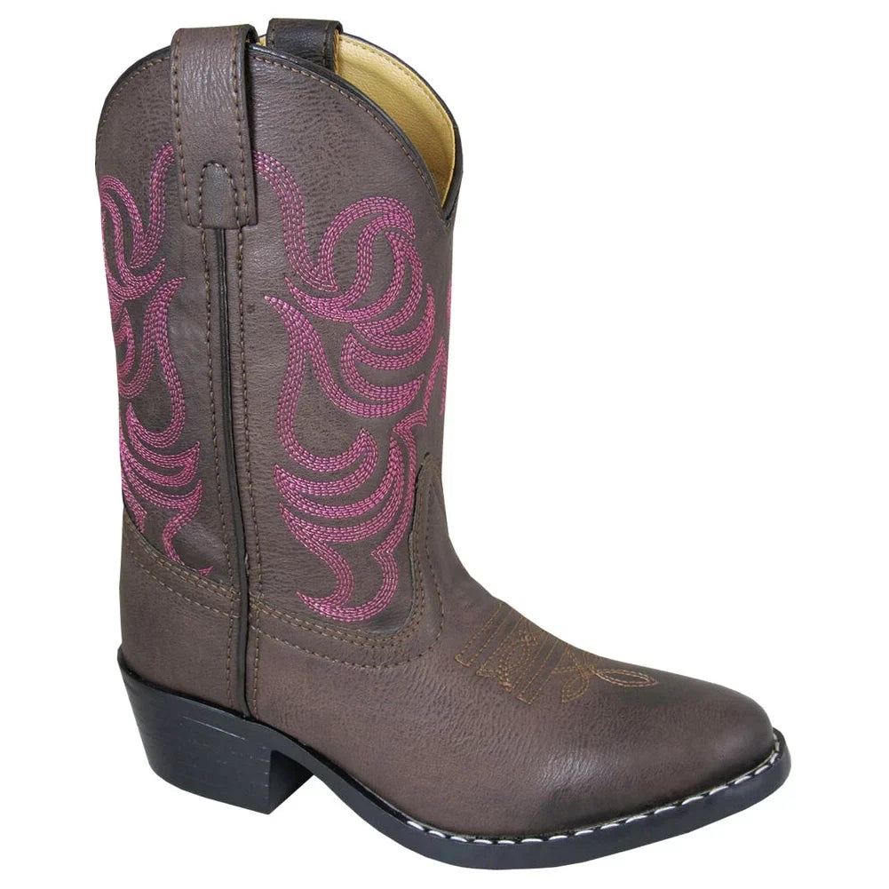 Kids Color: Monterey R (1624C-10.5R) 10.5, Size: Width: MOUNTAIN Boots, Brown, SMOKY Western BOOTS