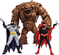 3-Pack Batwoman & (DC McFarlane Rebirth) Batman Clayface, Gold Collection Action Figure Label