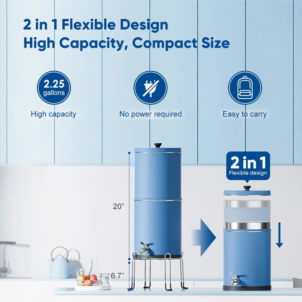 Steel Filter,Filter Water OWSOO Huiop Stainless Filter Water2.25
