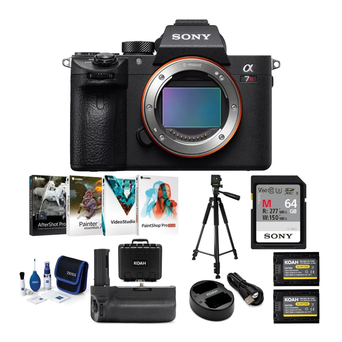 Alpha Mirrorless A Sony Only) Accessories a7R with 42.4MP III Camera (Body