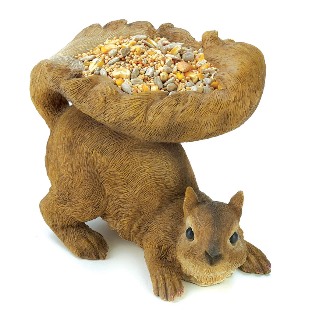 '- - Feeder Zingz Outdoor & Woodland Bird Squirrel 7" Thingz Brown